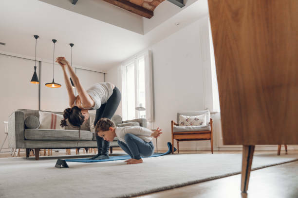 How does yoga enhance bonding in your family?