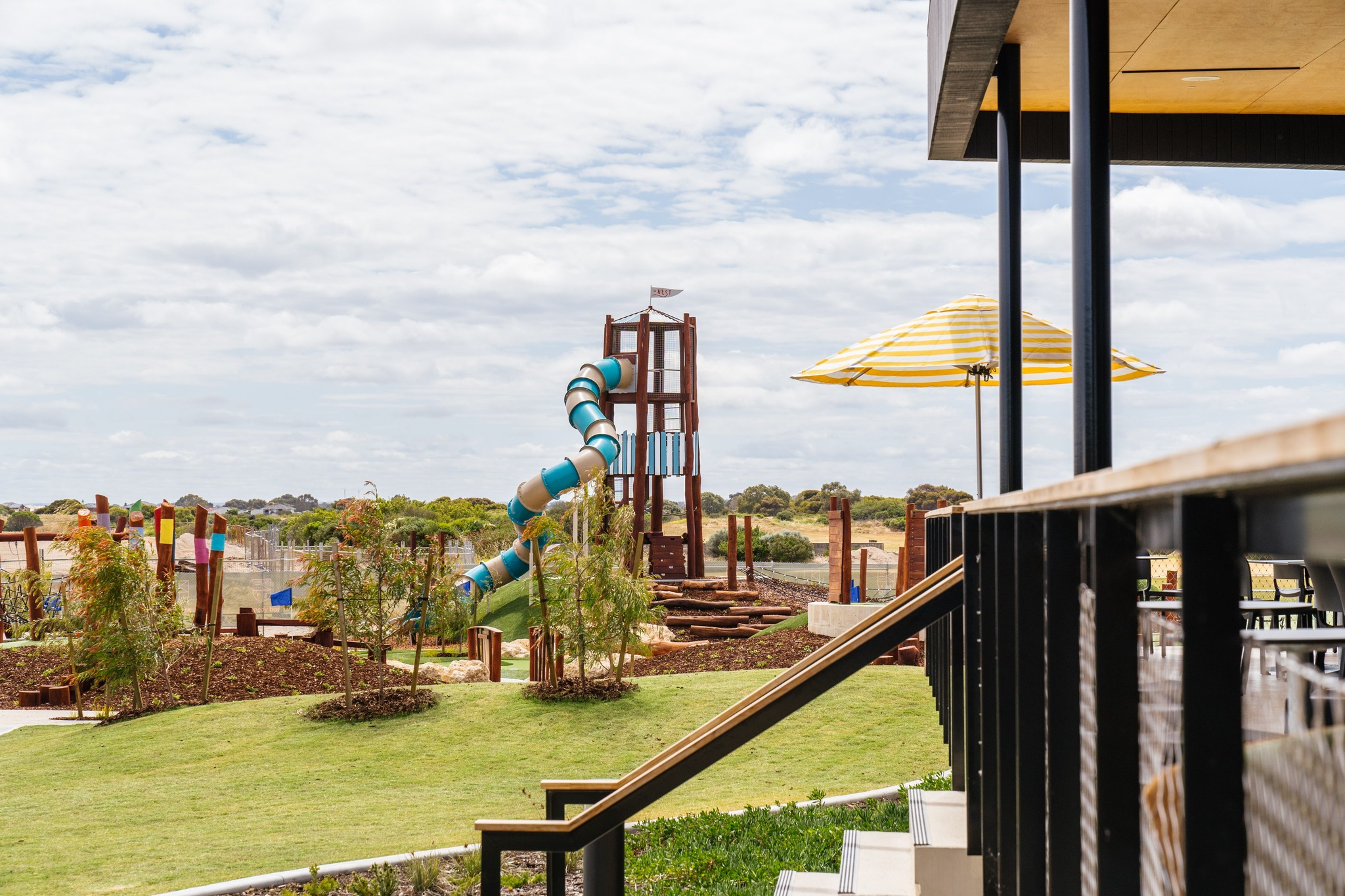 Birdie Restaurant kid friendly with playground