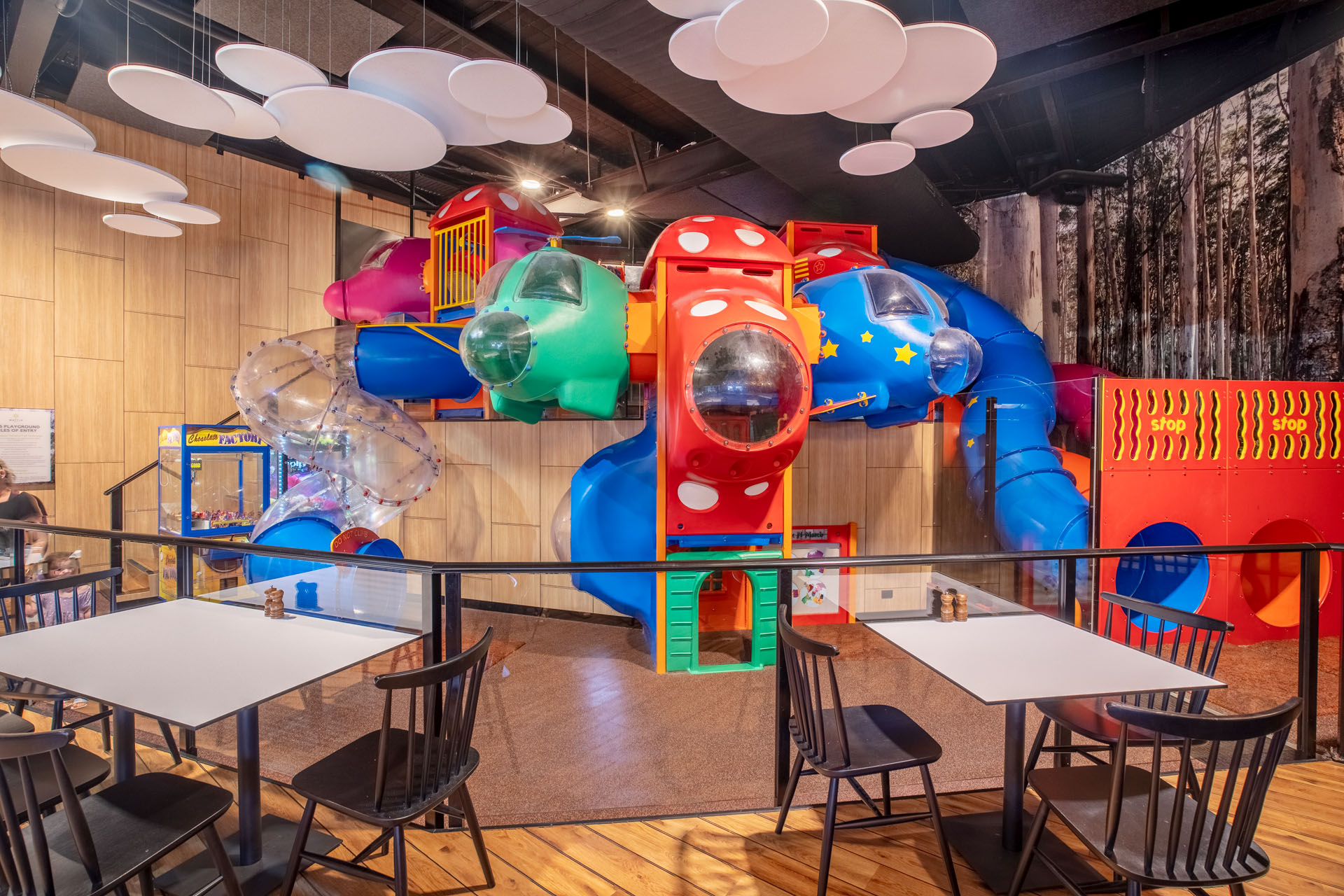 The Wattle Hotel restaurant with playground