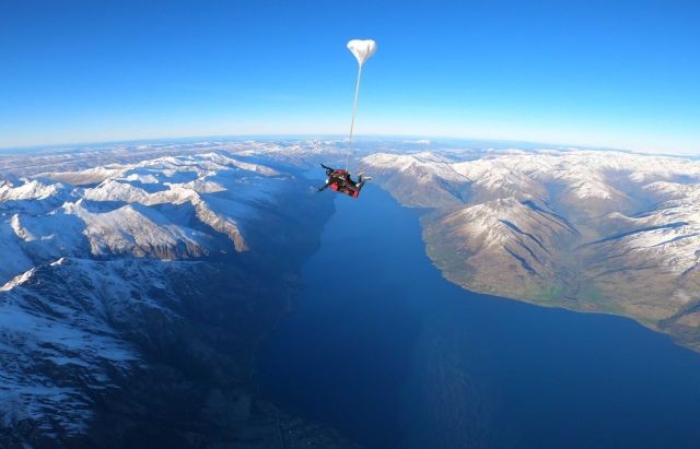 Skydiving in Queenstown, New Zealand