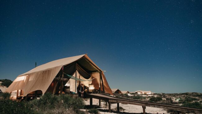 Sal Salis Ningaloo Reef – Luxury Tent Accommodation Among White Sand Dunes