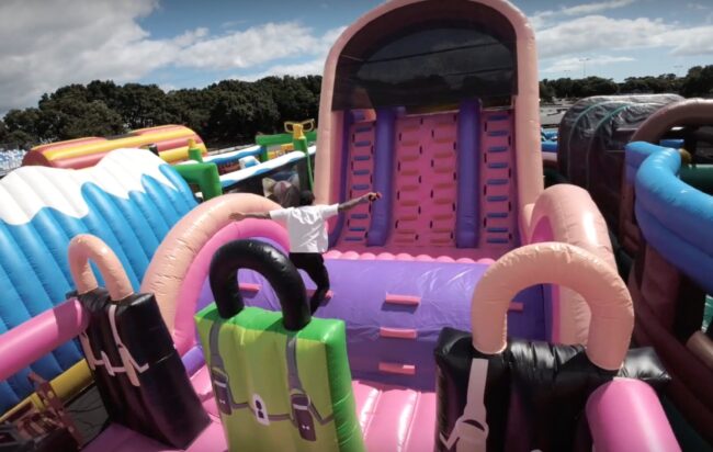 Megaland – New Zealand’s Inflatable Castle is Back for a Limited Time