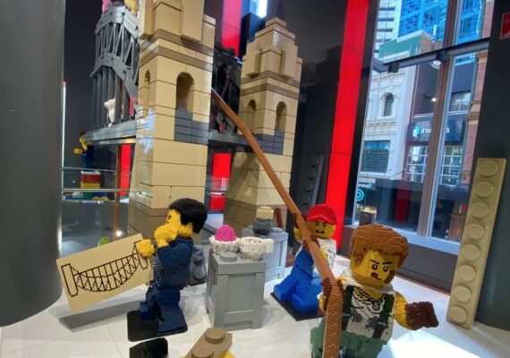 The world's largest LEGO store is now open on Pitt St in Sydney