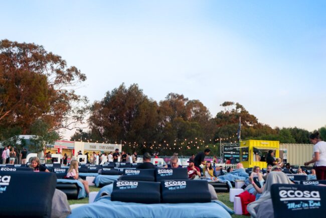 Mov’in Bed – Sydney’s Open-Air Cinema Where You can Watch while Lying in Bed