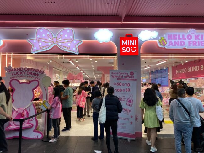 Sanrio-themed Miniso store opened in Sydney