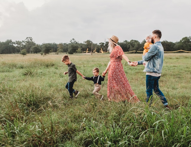 family enjoying Victorian public holidays 2027