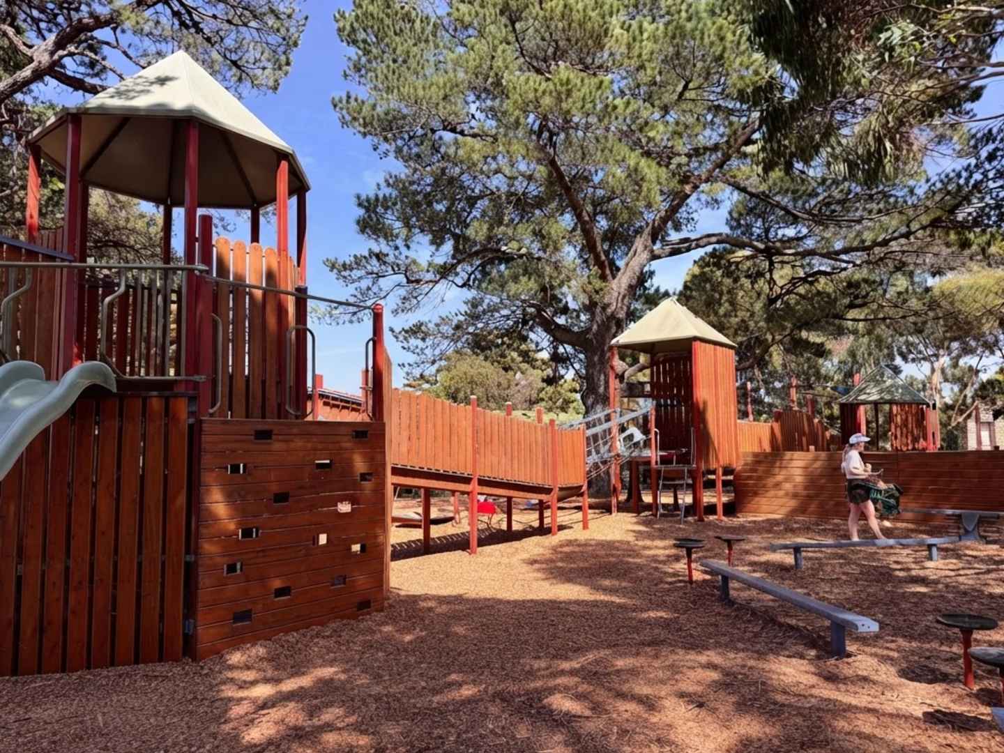 Beckett Park Playground Balwyn Review slides