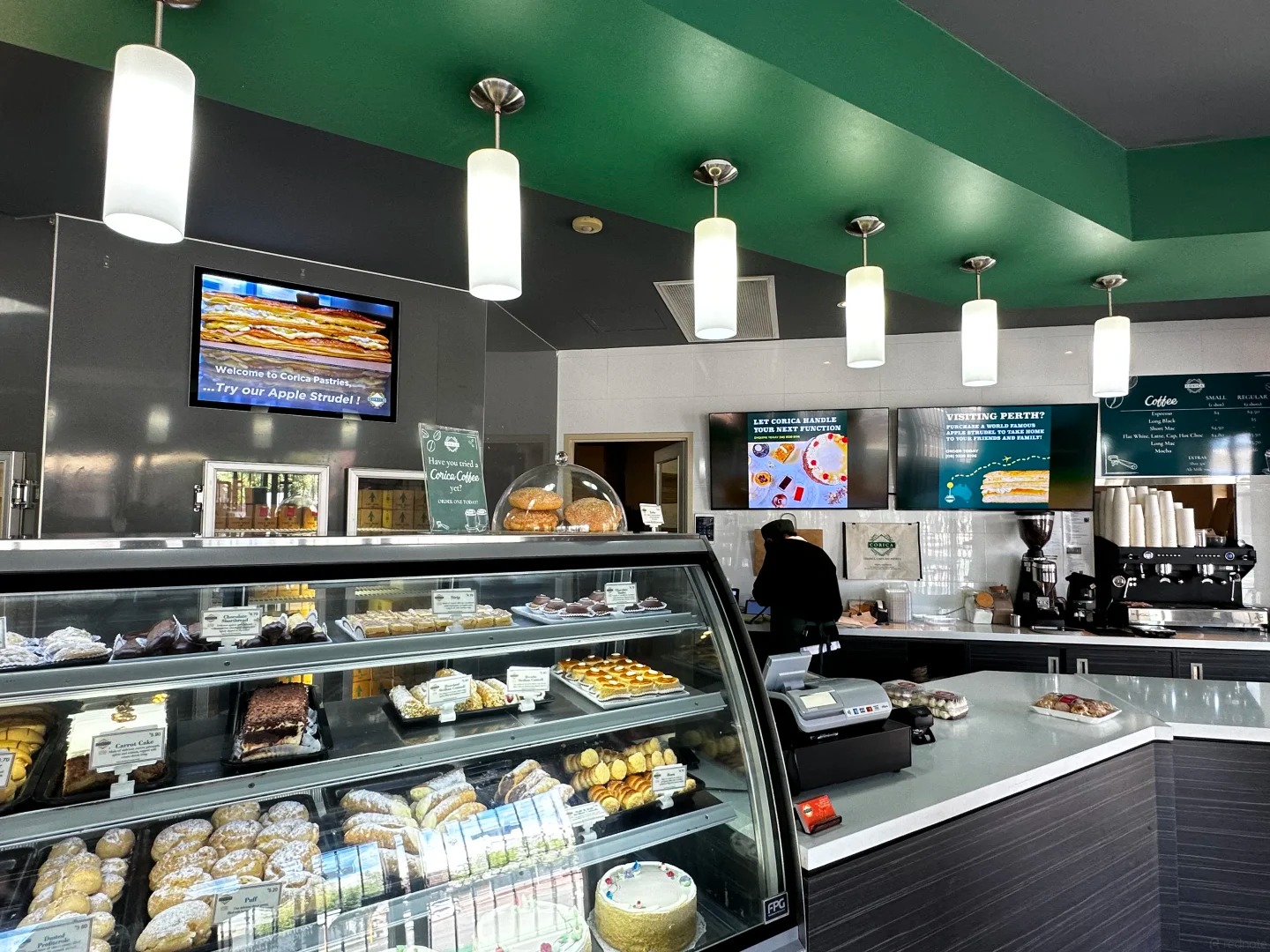 Corica Pastries Perth Reviews - Apple Strudel and Parkside Coffee