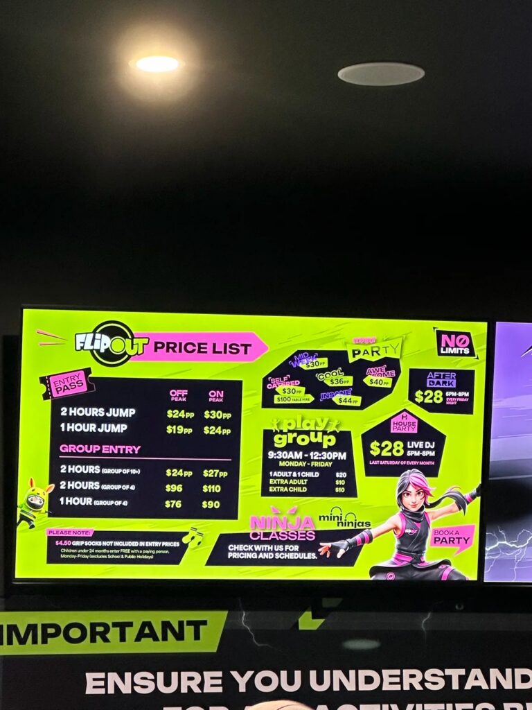Flip Out Lidcombe Review