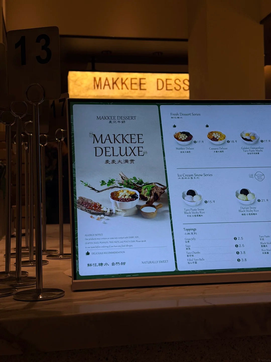 Makkee Dessert Sydney - Menu and What to Order