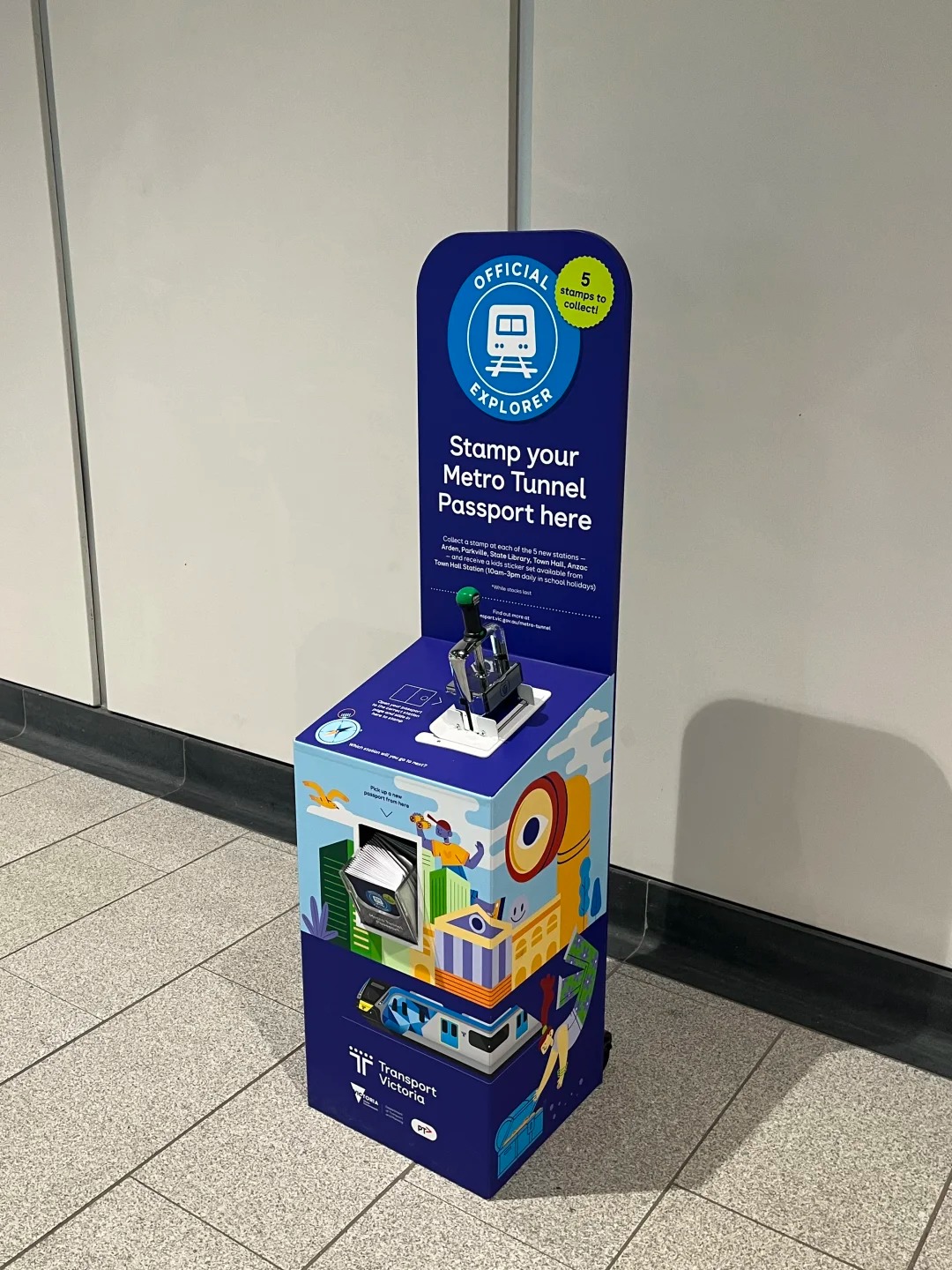 Metro Tunnel Passport Challenge - Stamping All Five Melbourne Stations