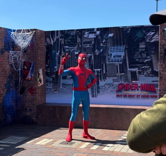 Spider-Man pop-up at Circular Quay